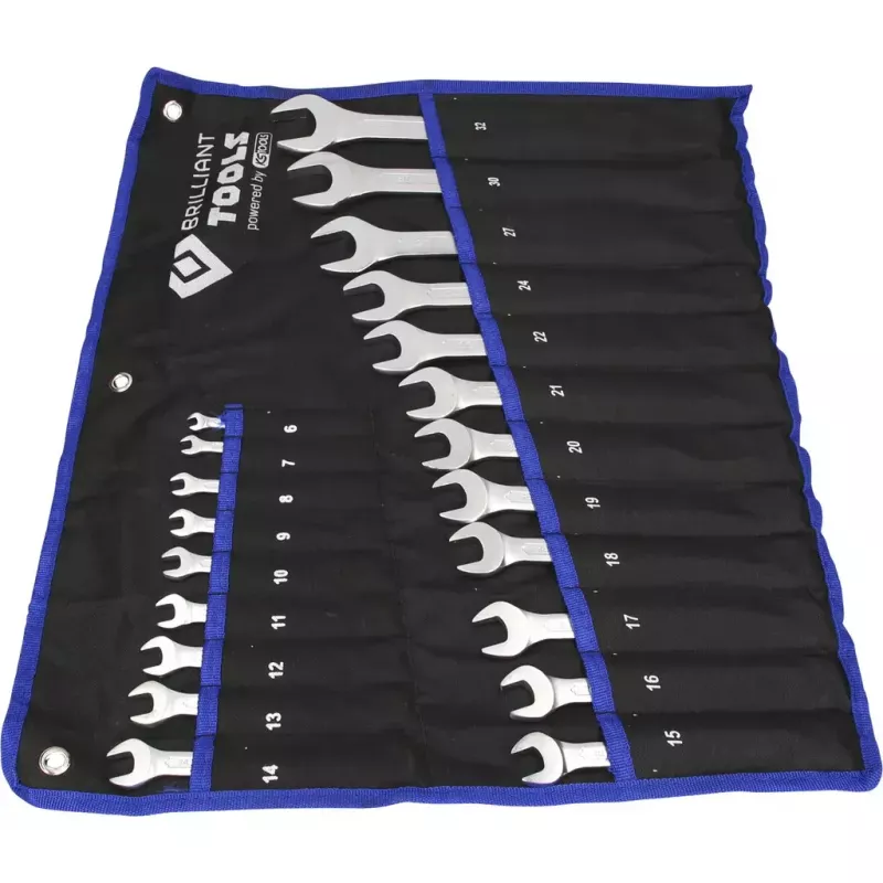 Zestaw kluczy płasko-oczkowych Brilliant Tools BT011021