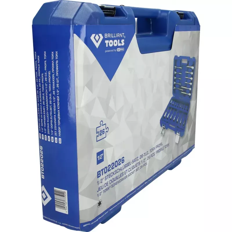 Komplet nasadek Brilliant Tools BT022026