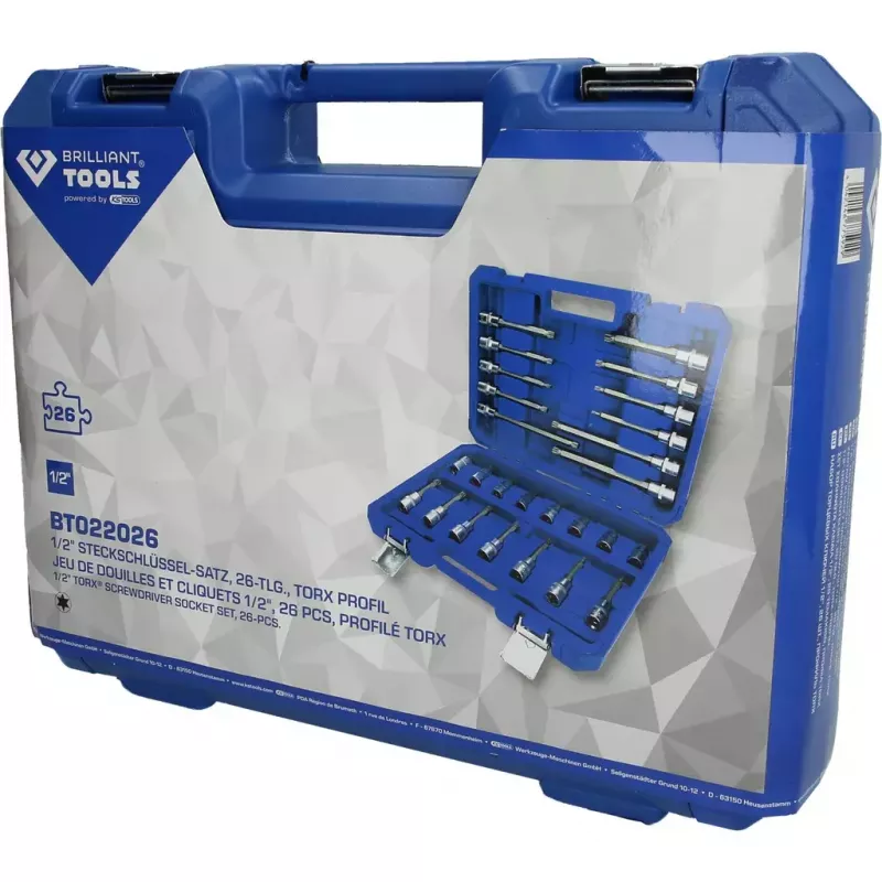 Komplet nasadek Brilliant Tools BT022026