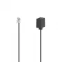 Hama 00201110 kabel telefoniczny 6 m Czarny