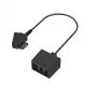 Hama 00201123 kabel telefoniczny Czarny