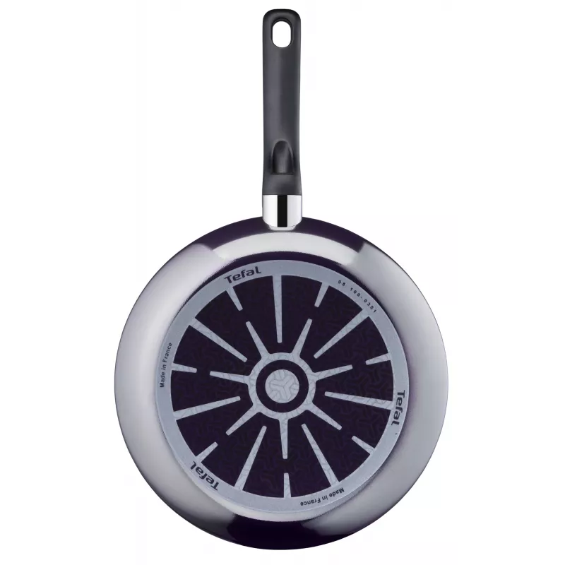 Patelnia uniwersalna Tefal Resist D52606 Okrągła 28 cm Czarna