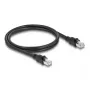 Kabel sieciowy DeLOCK RJ45 kat.6A F/UTP 1 m czarny