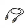 Kabel USB Hama Fabric USB 2.0 1.5 m USB C czarny