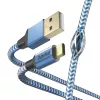 Odbiciowy kabel USB Hama USB 2.0 1,5 m USB A USB C Niebieski
