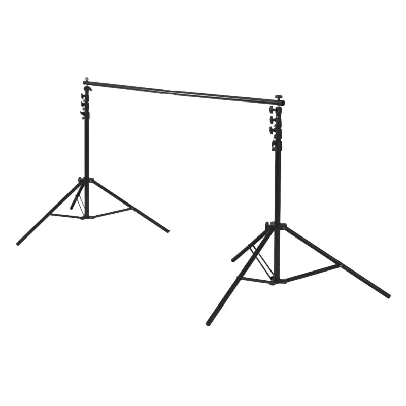 Stojak do tła fotograficznego Hama 00021202 Aluminium Czarny 2,95 m