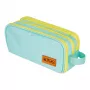 Piórnik Herlitz Neon Soft Polyester Miętowy Żółty 235x110x75mm