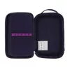 Piórnik Herlitz 2 Go CamoPurple Poliester Niebieski Fioletowy 210x130x60mm