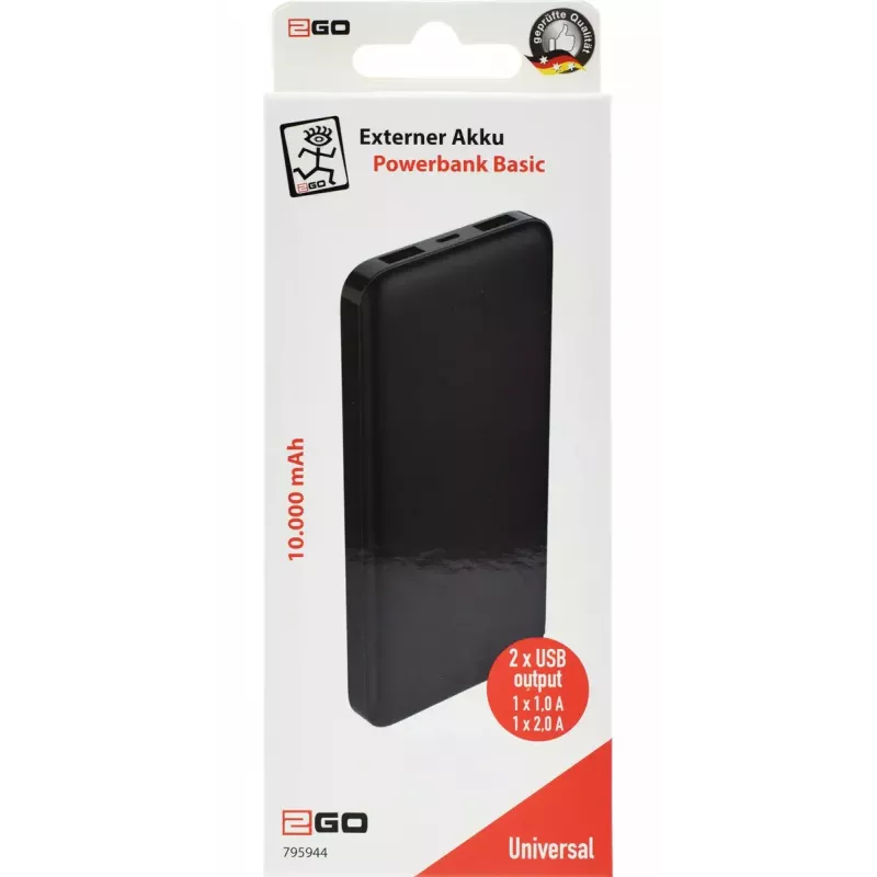 Powerbank 2GO 795944, 10000 mAh