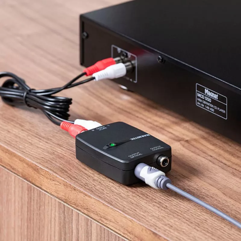Marmitek Connect AD12 Czarny 25008412 Ekstraktor dźwięku HDMI 4K