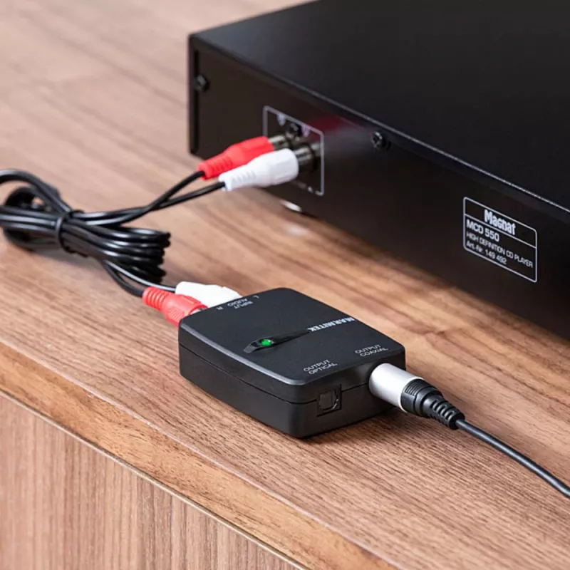 Marmitek Connect AD12 Czarny 25008412 Ekstraktor dźwięku HDMI 4K
