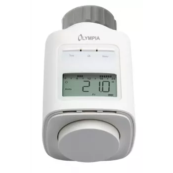 Termostat grzejnikowy Olympia HT 430-23A (model 73036) biały, sterowanie elektroniczne