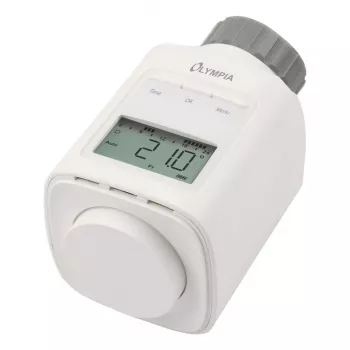 Termostat grzejnikowy Olympia HT 430-23A (model 73036) biały, sterowanie elektroniczne