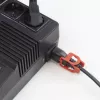 ACT Powercord CEE 7/7 męski (kątowy) - C13 IEC Lock+ czarny 2 m, EL332S, 5 szt.