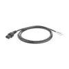 ACT Powercord C13 IEC Lock - otwarty koniec czarny 2 m, PC1025, 5 szt.