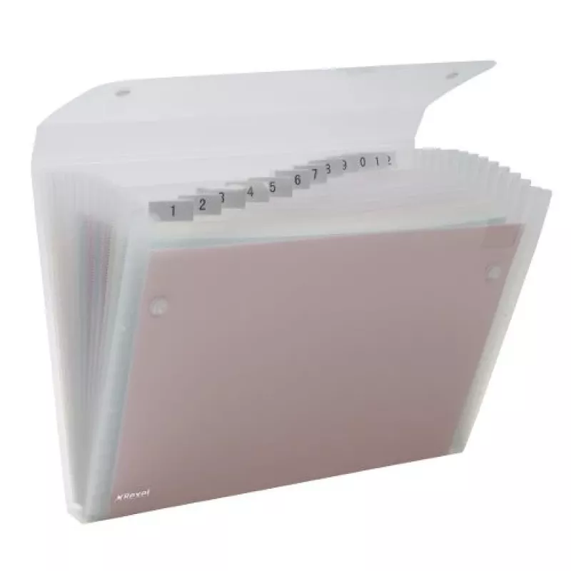 Rexel ICE Expander 13-Pocket Clear, Transparent, Polipropylen (PP), 260 arkuszy, A4, 330 mm, 245 mm