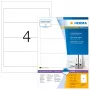 Samoprzylepne etykiety do drukarki HERMA Etykiety na segregatory A4 192x61 mm