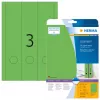 File labels HERMA A4 61x297 mm zielony paper matt opaque 60 pcs