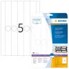 Etykiety do zawieszek HERMA 5165 A4 34x297 mm biały papier matowy nieprzezroczysty 125 szt.