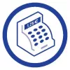 Książka administracyjna Avery 309 niebiesko-biała