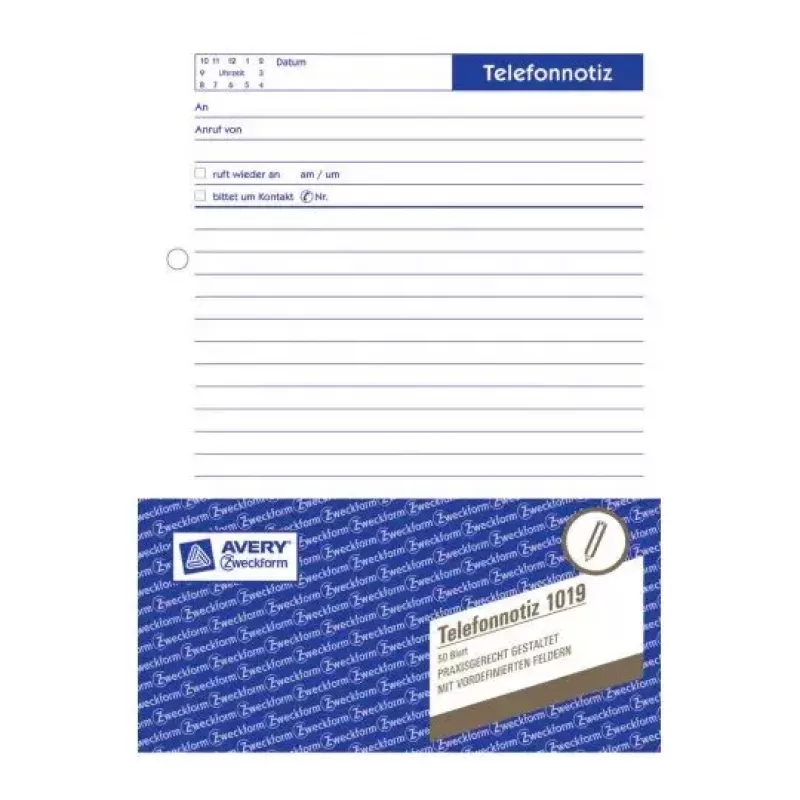 Papier rejestrowy Avery 1019