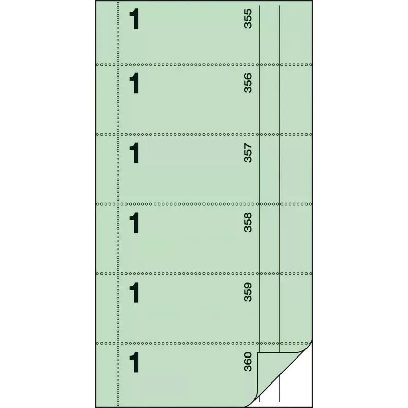 Etykieta bez samoprzylepna Sigel BO001 Zielony Prostokąt 105 x 200 mm