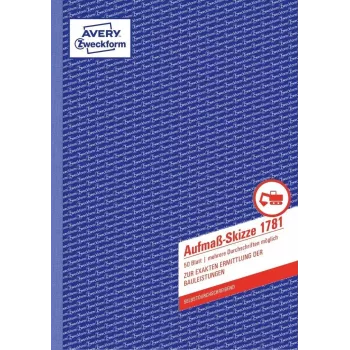 Formularz/książka księgowa AVERY 1781 A4 50 stron