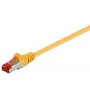 Kabel sieciowy Goobay 95566 żółty 1.5m Cat6 S/FTP