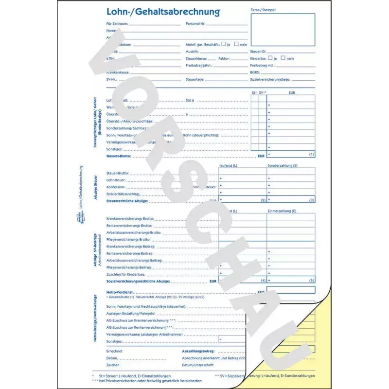 Księga/formularz księgowy AVERY 1759 A4 40 stron