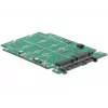 Wewnętrzny adapter M.2 DeLOCK 62590 SATA 6 Gbit/s RAID 0 1 JBOD