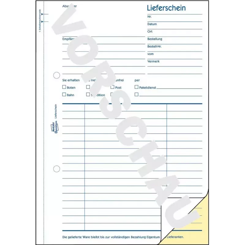 Accounting Form Book A5 Avery 1720-5