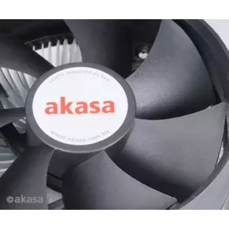Cooler Akasa AK-CCE-7105EP Processor Cooling System 9.2 cm Czarny srebrny