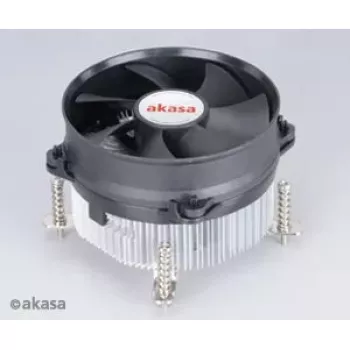 Cooler Akasa AK-CCE-7105EP Processor Cooling System 9.2 cm Czarny srebrny