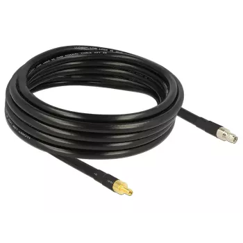 Kabel koncentryczny DeLOCK 5m SMA/SMA CFD400 LLC400 Czarny