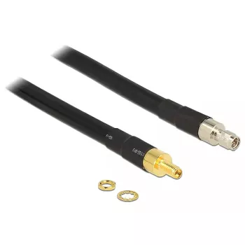 Kabel koncentryczny DeLOCK 5m SMA/SMA CFD400 LLC400 Czarny