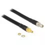 Kabel koncentryczny DeLOCK 5m SMA/SMA CFD400 LLC400 Czarny