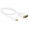 Adapter kabla wideo DeLOCK 83986 Mini DisplayPort do DVI-D 0,5 m