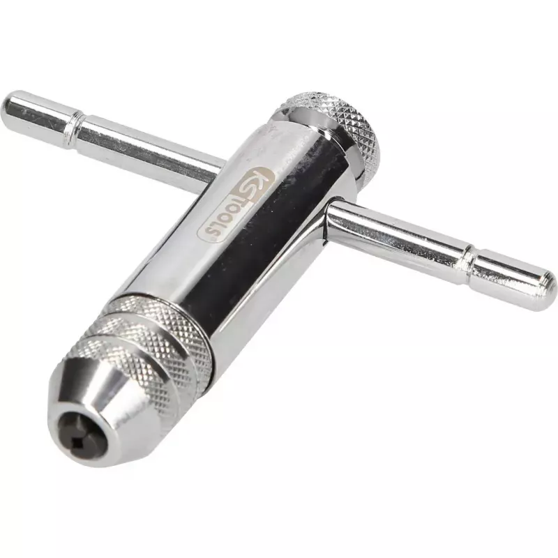 KS Tools 331.0665 odwracalny uchwyt grzechotkowy do gwintowników, M5-M12