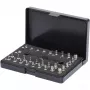 Zestaw bitów wkrętakowych KS Tools 503.4670, 32 sztuki, materiał nikiel, 520 g