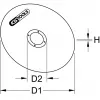 Akcesorium do szlifierki kątowej KS Tools 337.2005 1 szt.