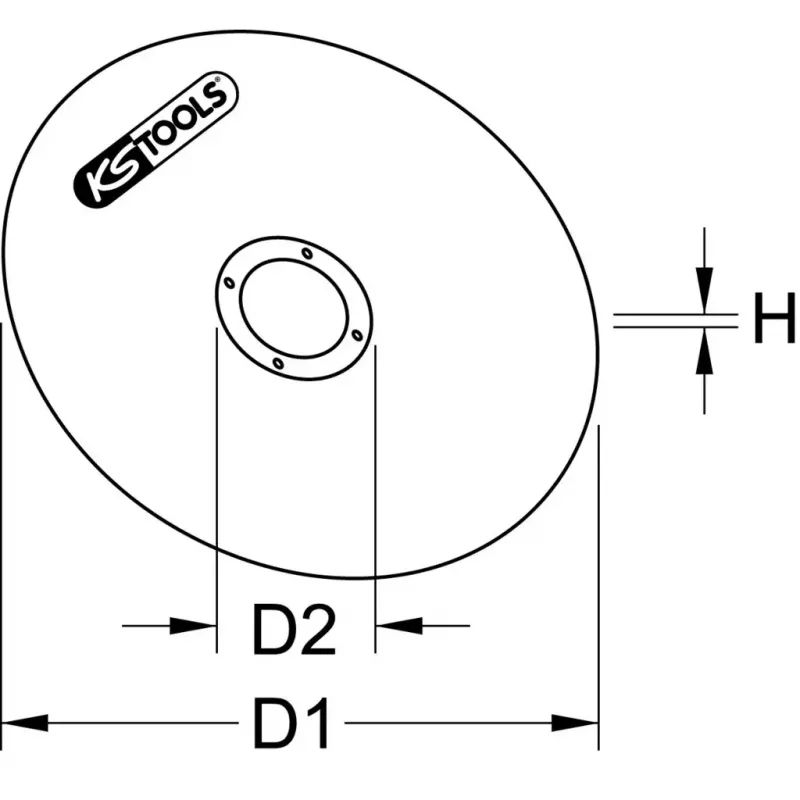 Akcesorium do szlifierki kątowej KS Tools 337.2005 1 szt.