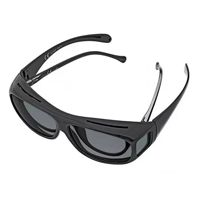 Okulary przeciwsłoneczne WEDO 271 48599 owalne owijane, unisex, soczewki polaryzacyjne, styl nakładane na okulary