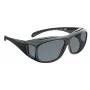 Okulary przeciwsłoneczne WEDO 271 48599 owalne owijane, unisex, soczewki polaryzacyjne, styl nakładane na okulary