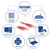ACT Czerwony kabel krosowy U/UTP CAT6 o długości 1,5 metra ze złączami RJ45