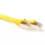 ACT Żółty 20 metrów LSZH SFTP CAT6A patch kabel snagless z wtykami RJ45