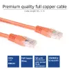 Pomarańczowy kabel krosowy ACT 20 metrów U/UTP CAT6 ze złączami RJ45