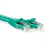 Zielony patchcord ACT 1 m U/UTP CAT6A z zaślepką, złącza RJ45