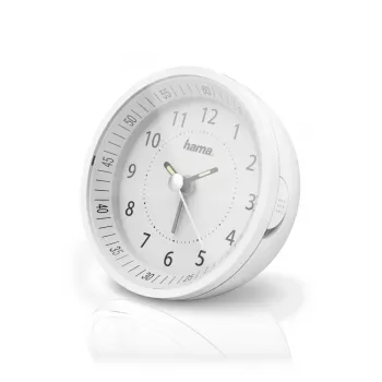 Clock Hama Roundly biały