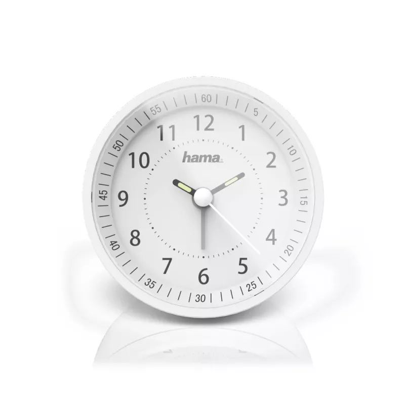 Clock Hama Roundly biały