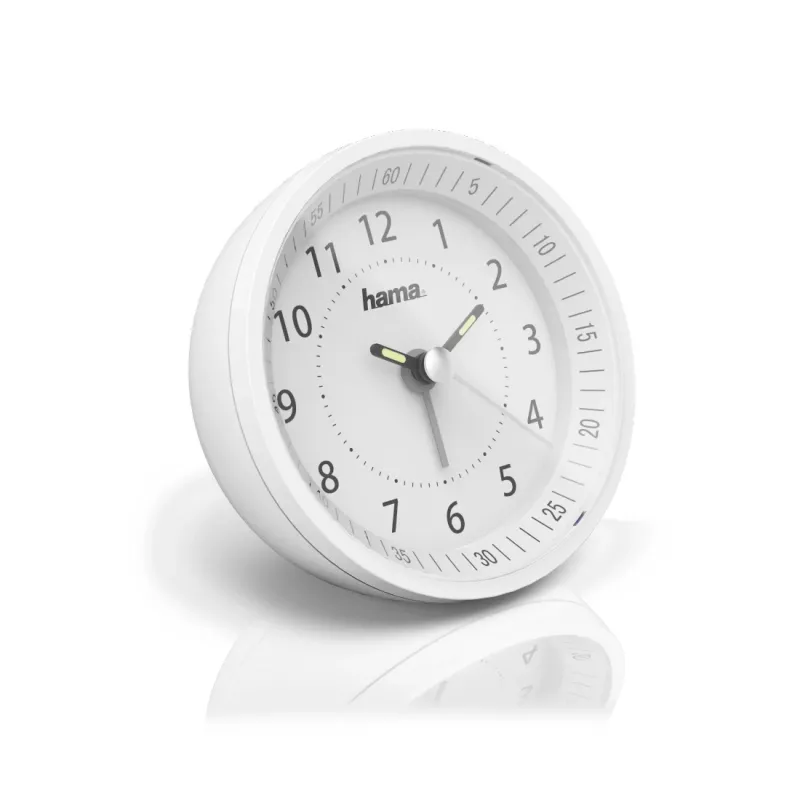 Clock Hama Roundly biały